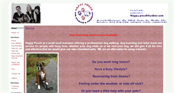 Desktop Screenshot of happy-pooch.co.uk